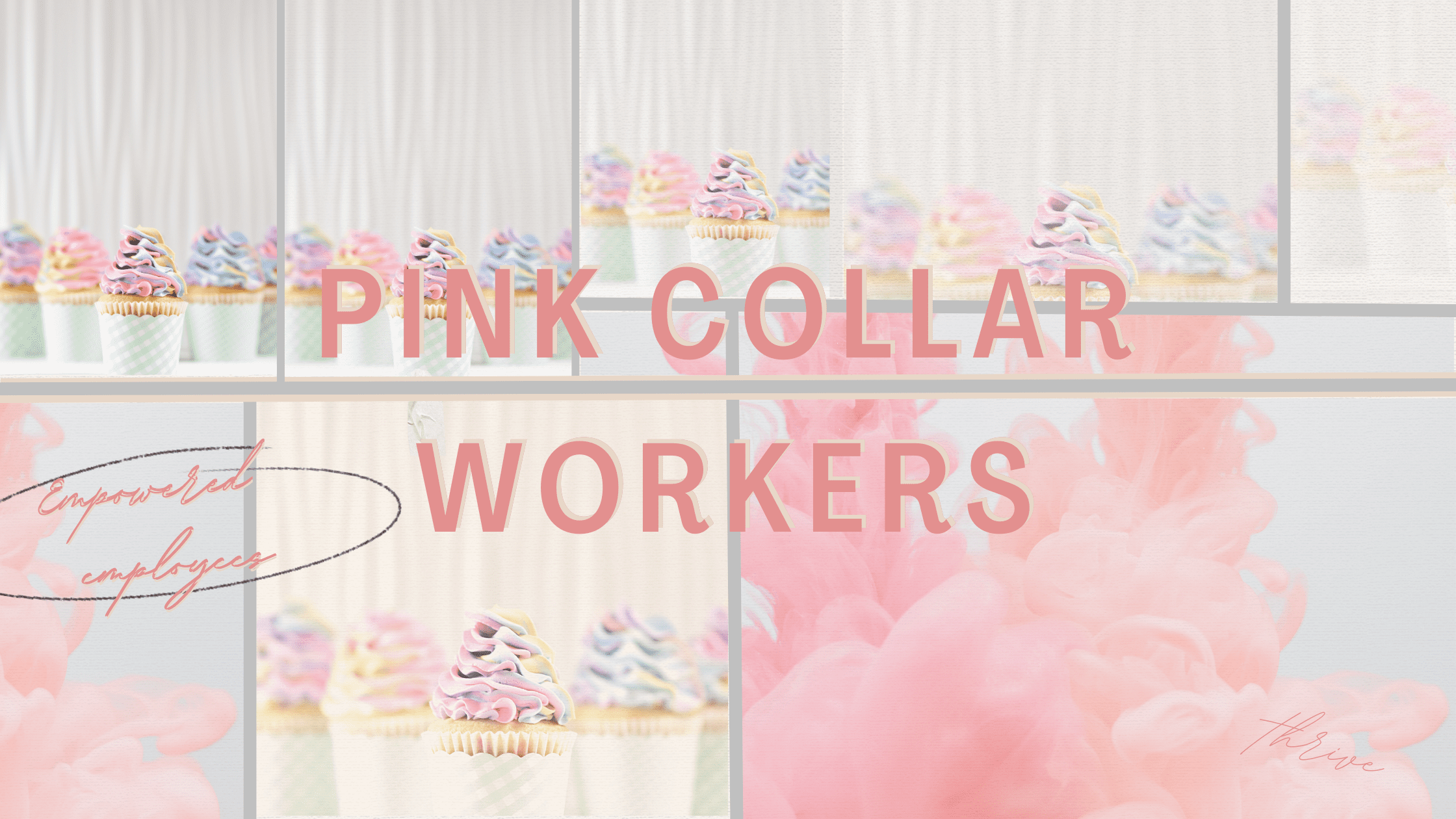 Pink Collar Workers Cupcakes